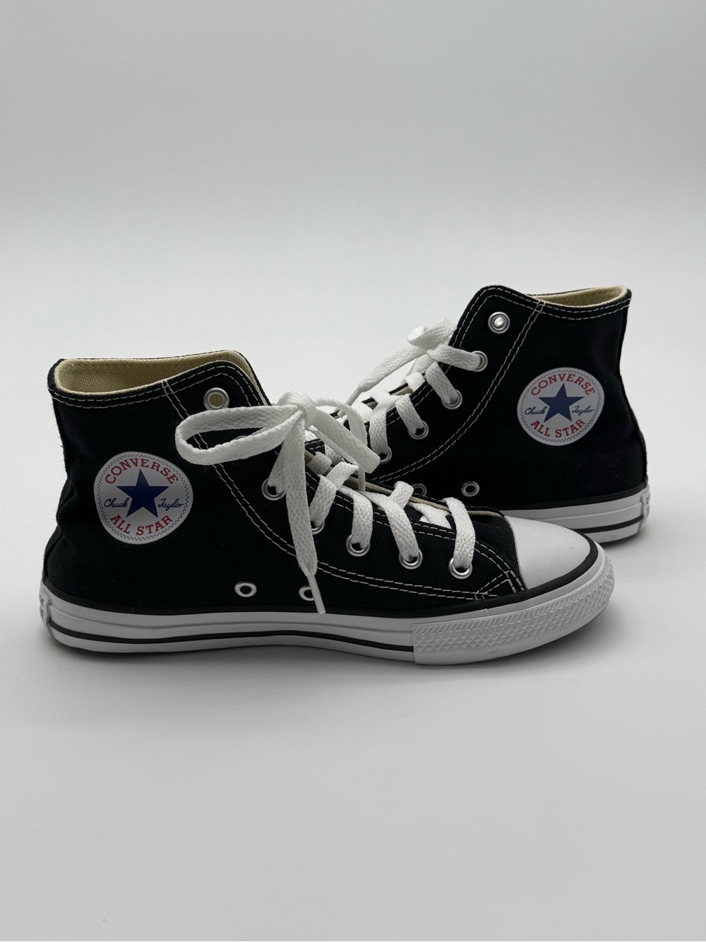 Converse Chuck Taylor Allstar Hi Black Sneakers Kids Size 2
